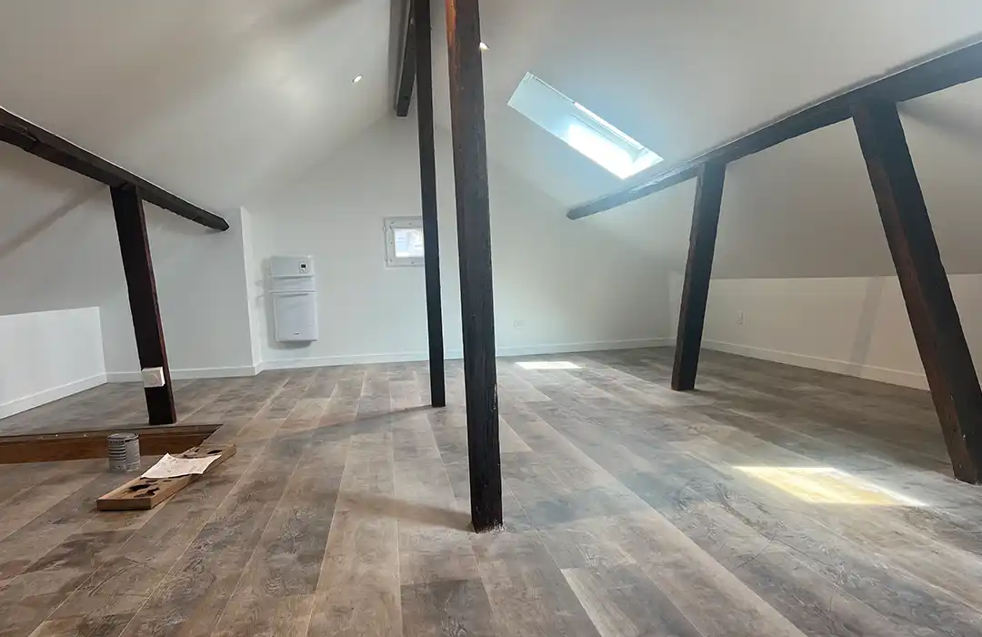 Après travaux – Rénovation des combles -Destpec Après travaux - Aménagement de combles -Destpec
