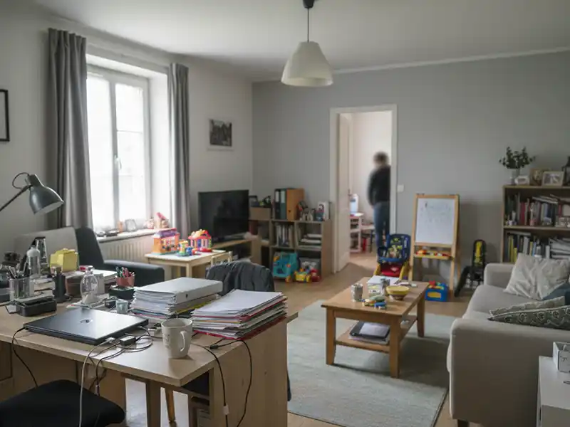 Intérieur en désordre