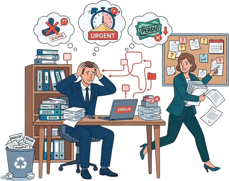 Problématique formalités juridiques Problématique formalités juridiques